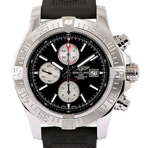 breitling super avenger 2 a13371|breitling a13370 diamond bezel.